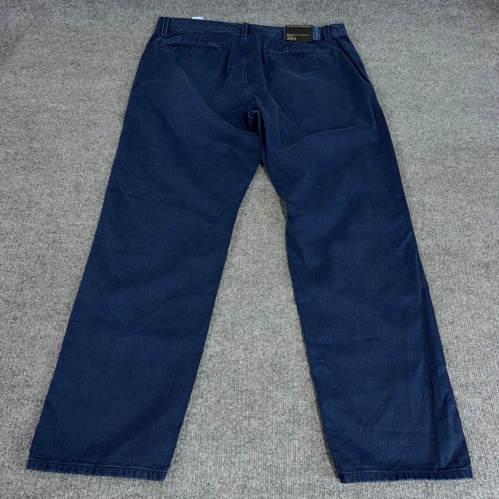 Banana Republic Pants Men 36x30 Mill Valley Surplus Garment Dyed Relaxed Tapered